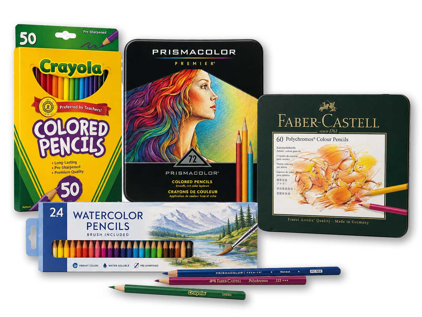 Recommended coloring supplies